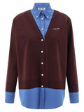 Miu Miu Multicolor Virgin Wool Blouse