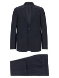 Prada Blue Virgin Wool Two-Piece Suit