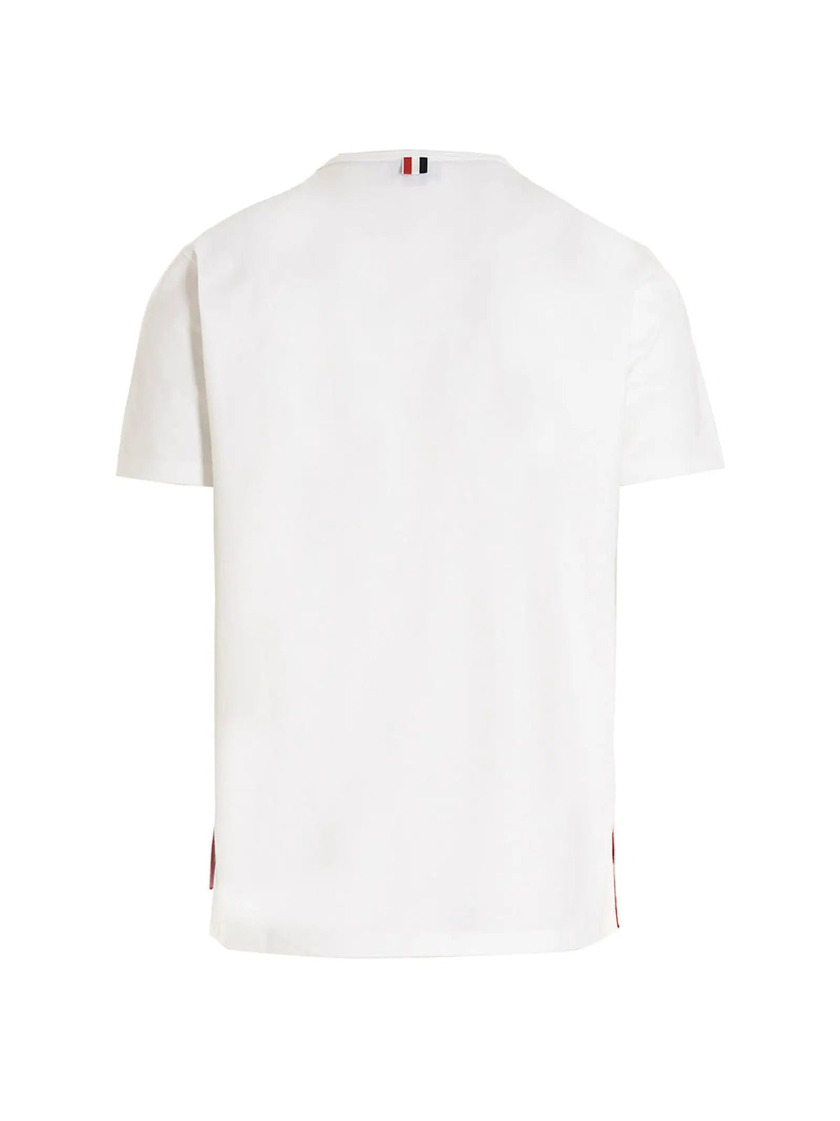 Thom Browne White Cotton T-Shirt