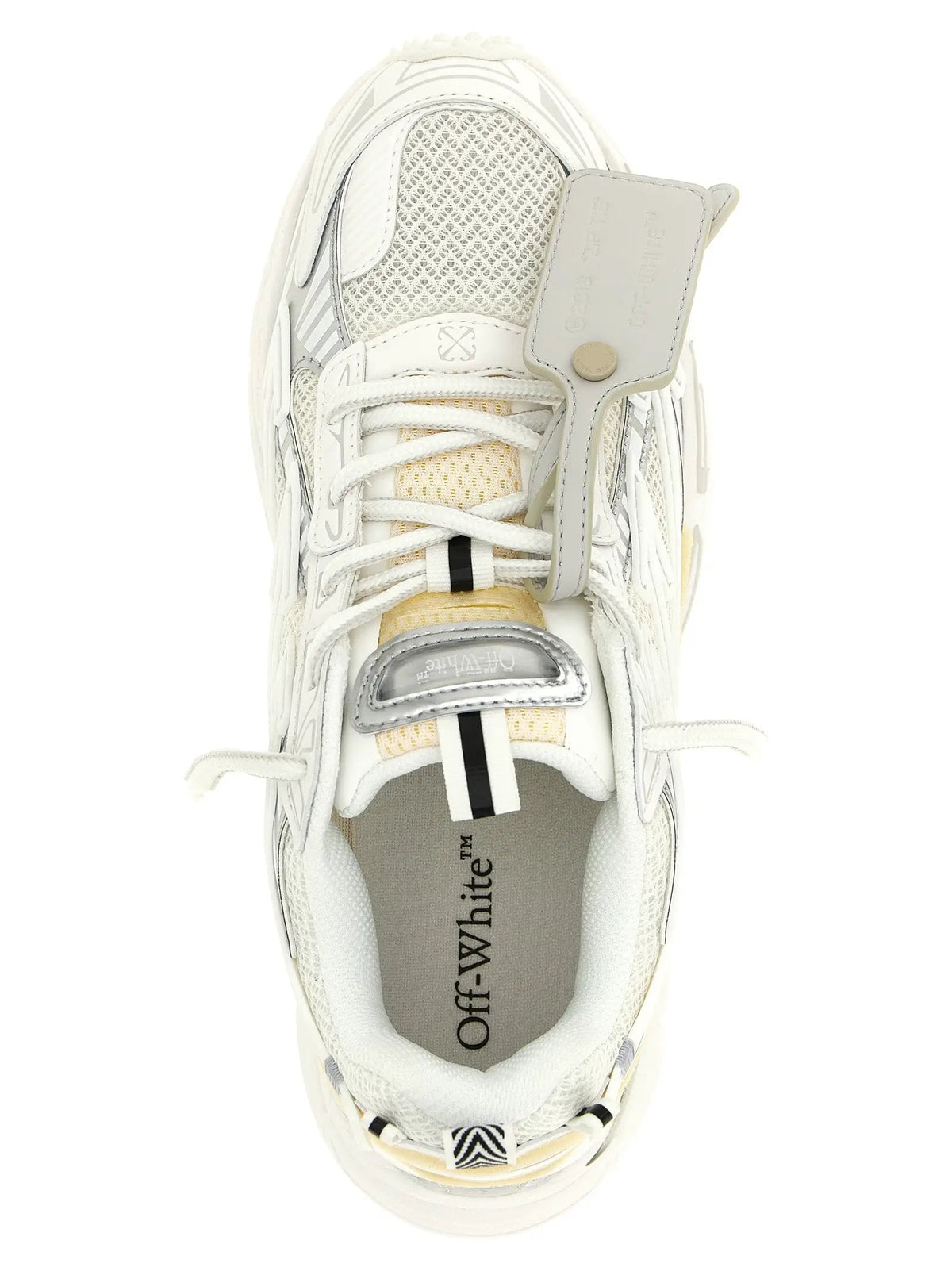 Off-White White Polyethylene Athletic Sneakers
