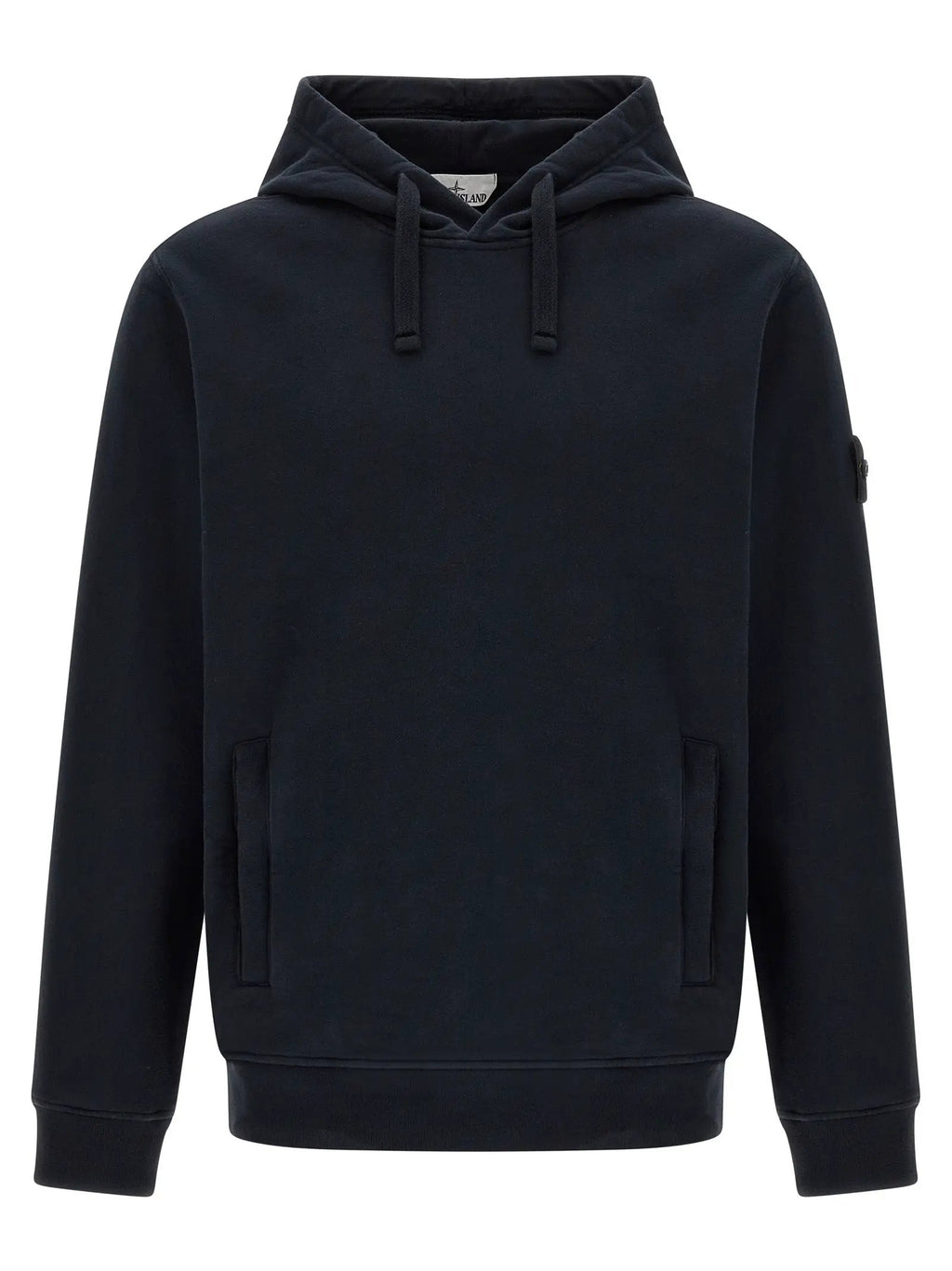 Stone Island Blue Cotton Sweatshirt