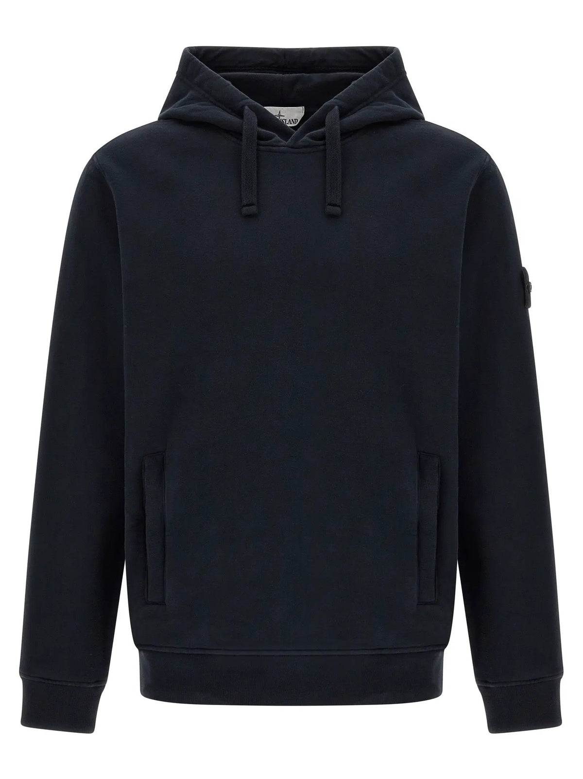 Stone Island Blue Cotton Sweatshirt