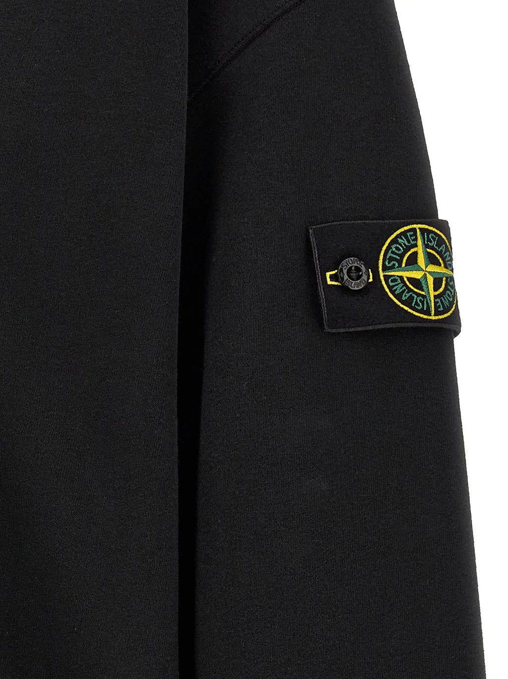 Stone Island Black Cotton Sweatshirt