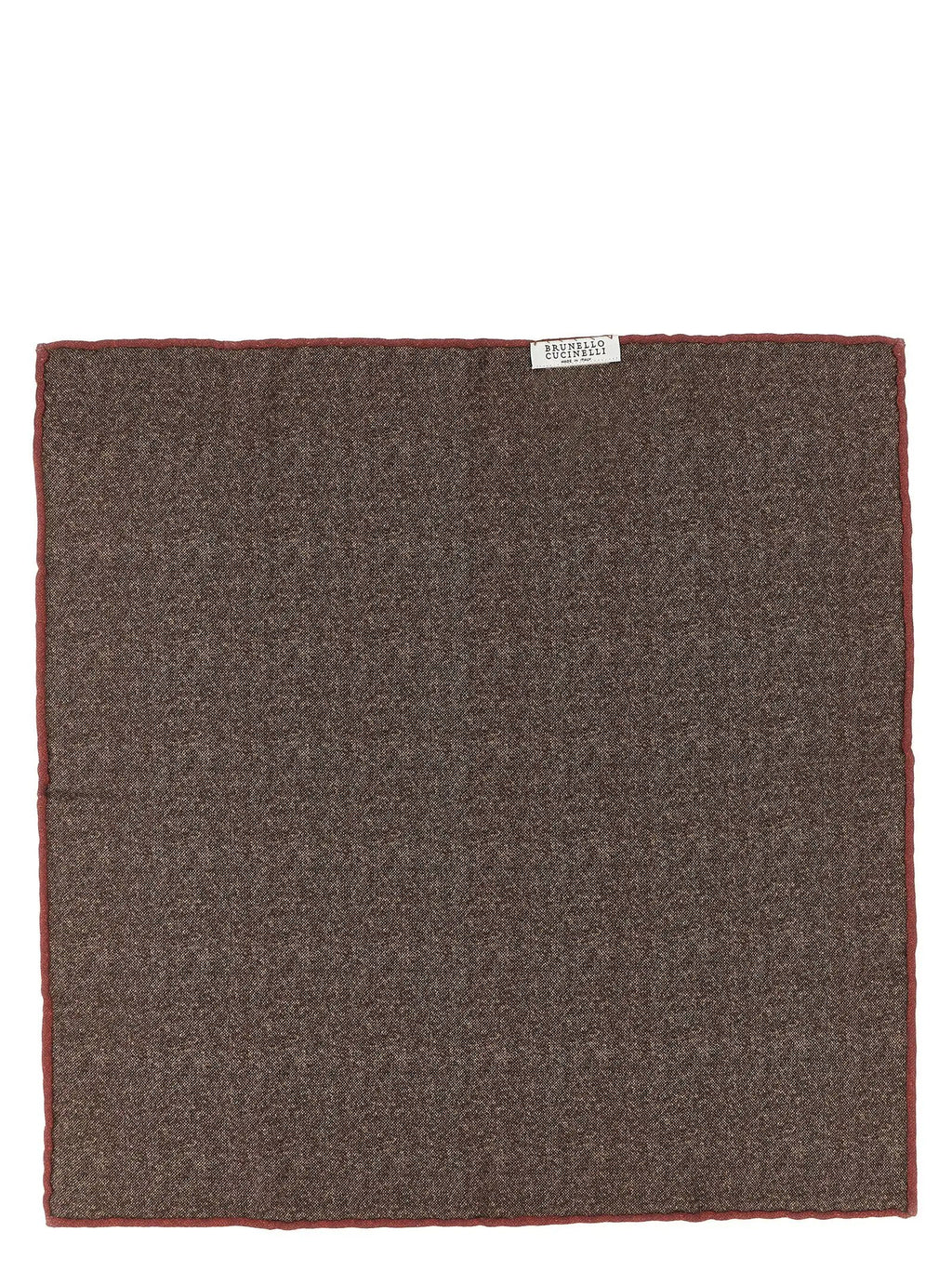 Brunello Cucinelli Brown Silk Scarf