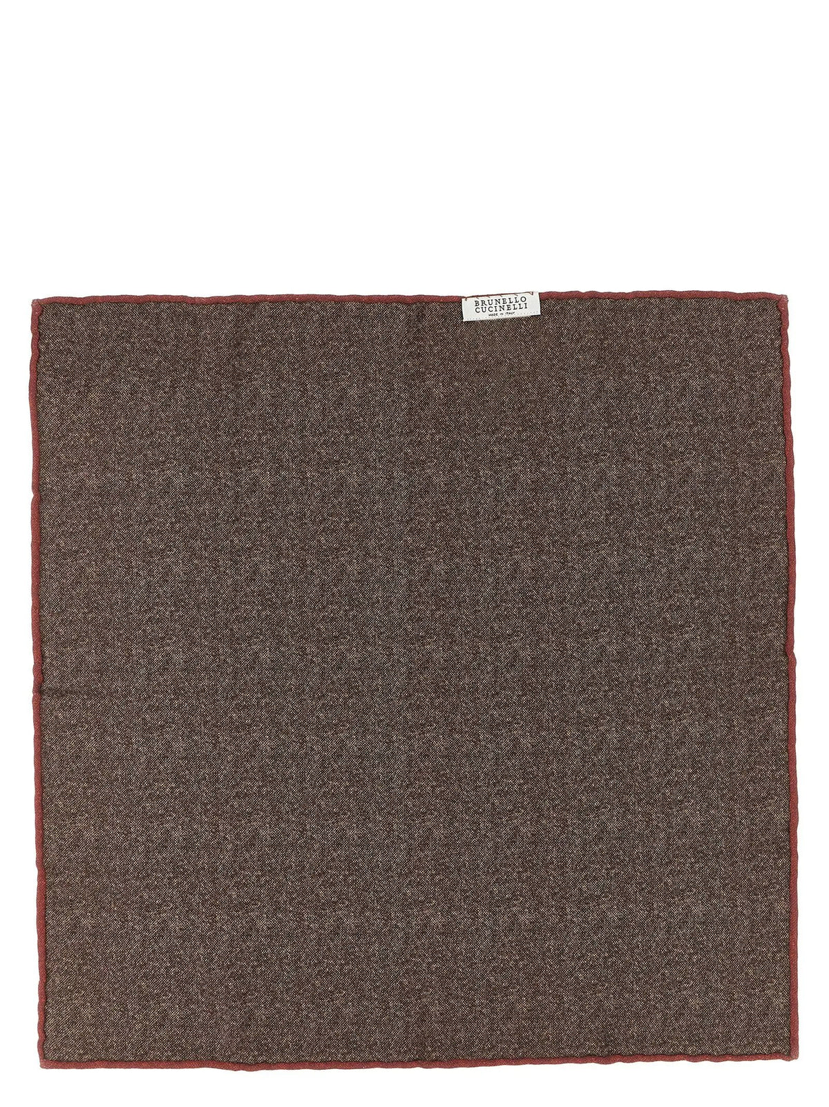 Brunello Cucinelli Brown Silk Scarf