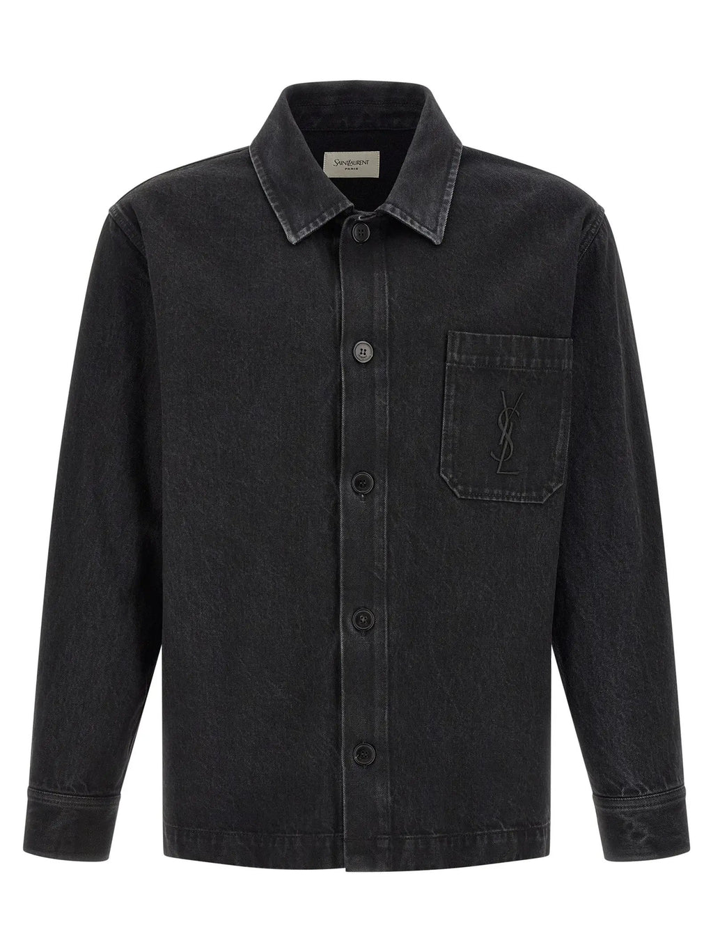 Saint Laurent Black Cotton Blouse