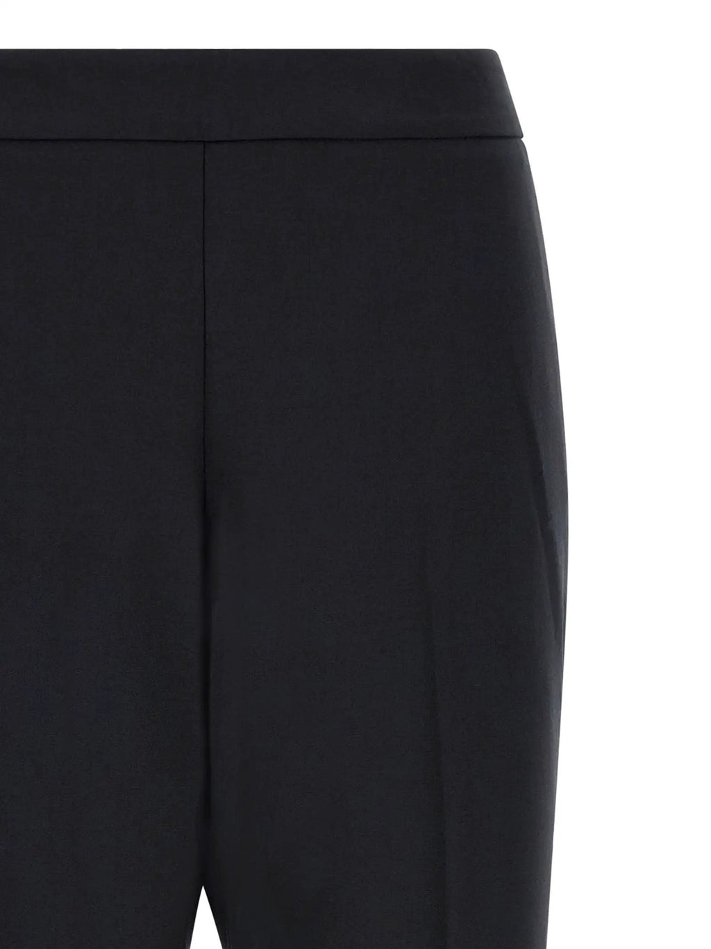 Alberto Biani Black Polyester Cropped Pants