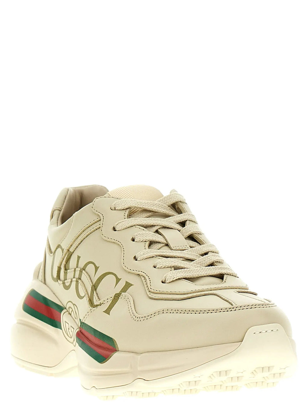 Gucci Gucci White Calfskin Chunky Sneakers