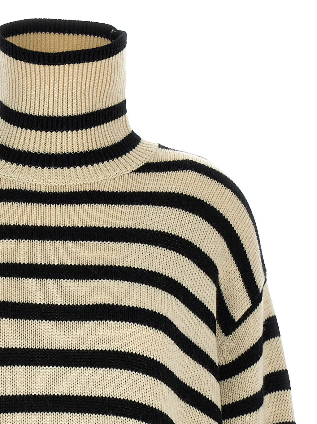 TOTEME Bicolor Wool Cardigan