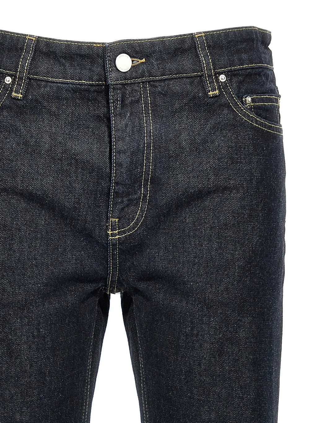 TOTEME Blue Cotton Tapered Jeans