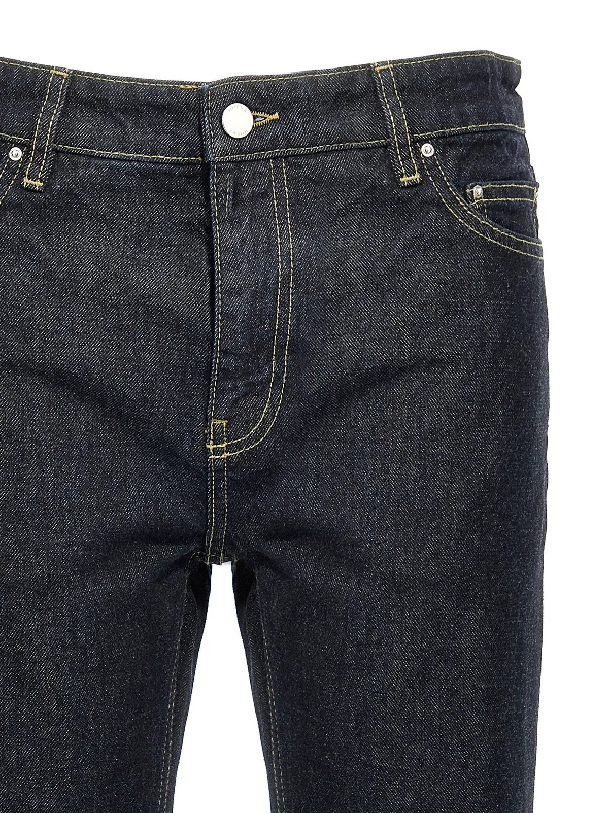 TOTEME Blue Cotton Tapered Jeans
