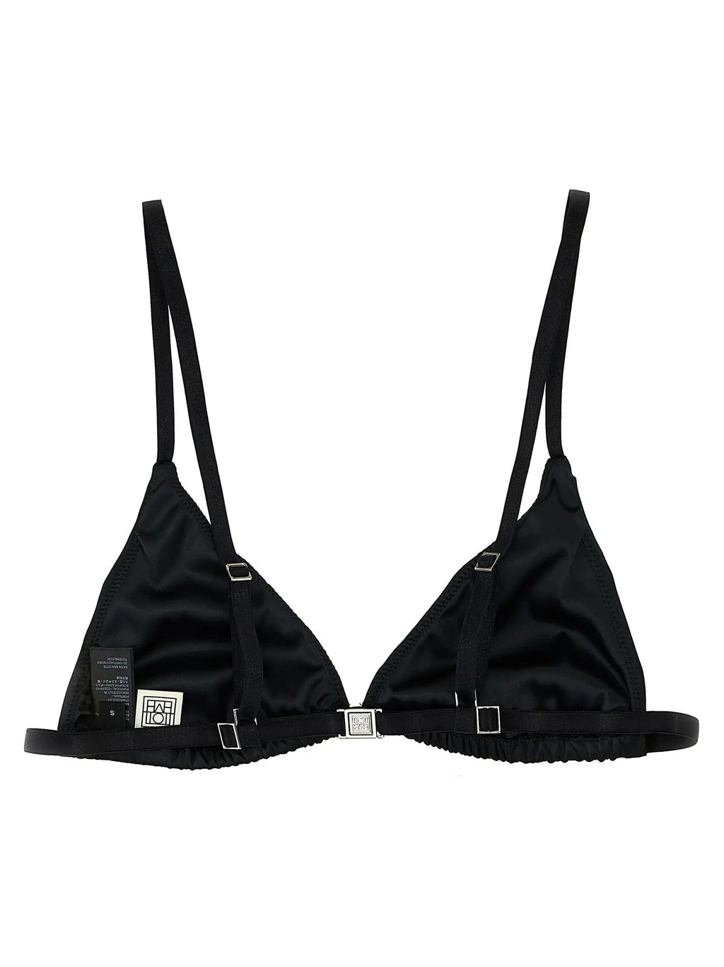 TOTEME Black Polyester Bra