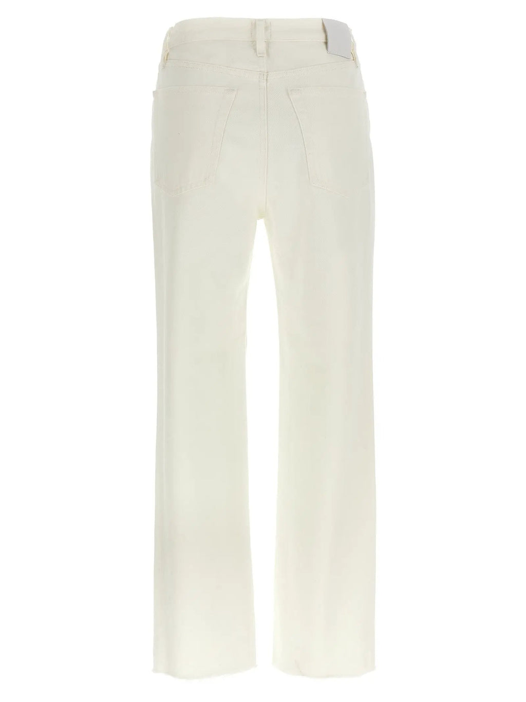 TOTEME White Cotton High-Waisted Jean