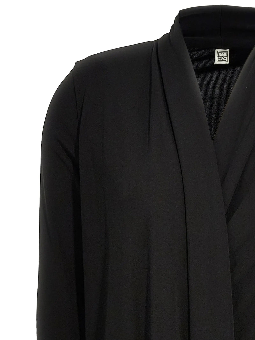 TOTEME Black Viscose Long Dress