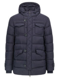 Herno Blue Polyamide Full-Length Jacket
