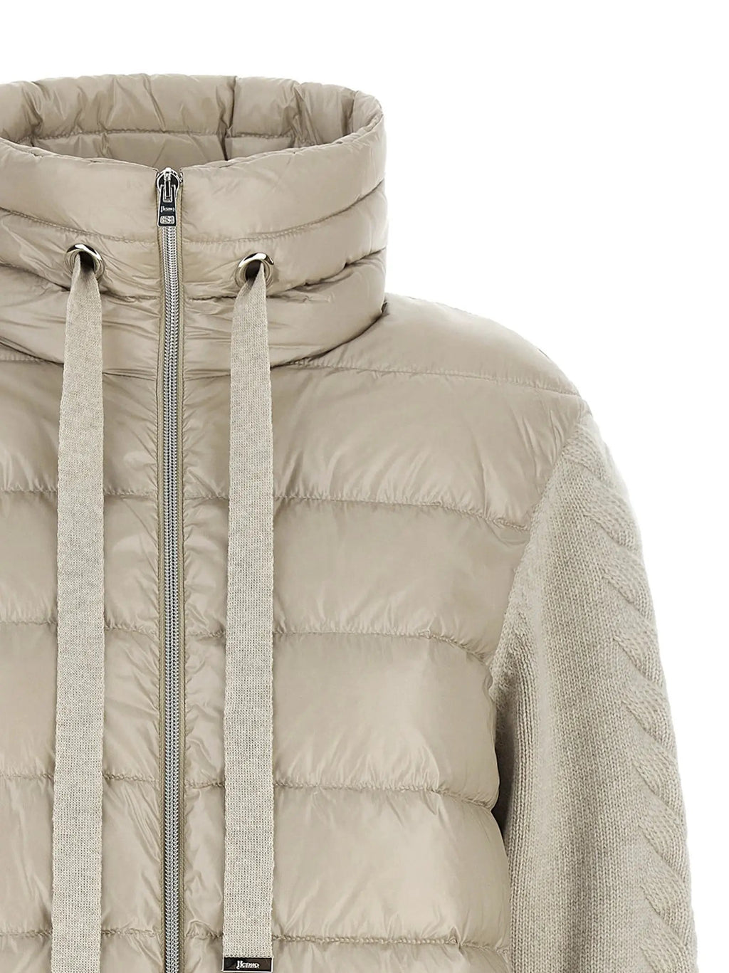 Herno Beige Polyamide Full-Length Jacket