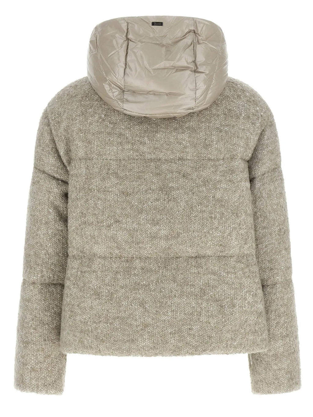 Herno Beige Wool Full-Length Jacket