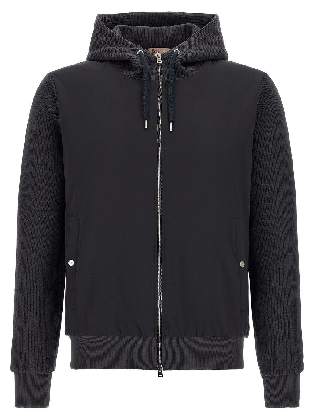 Herno Blue Cotton Shell Jacket