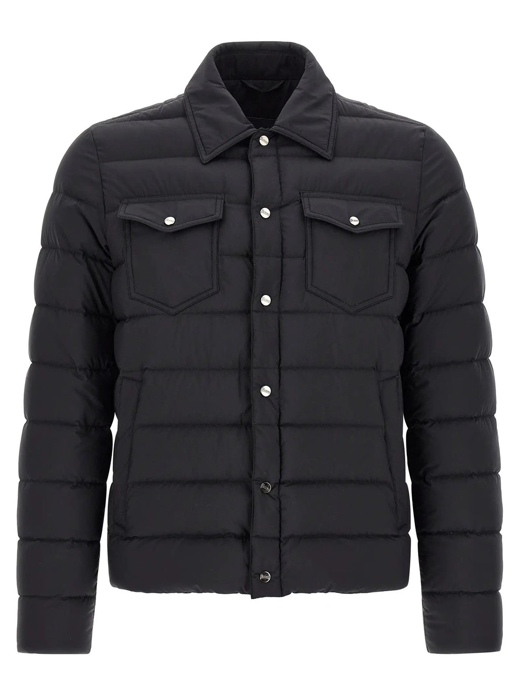 Herno Black Polyamide Full-Length Jacket
