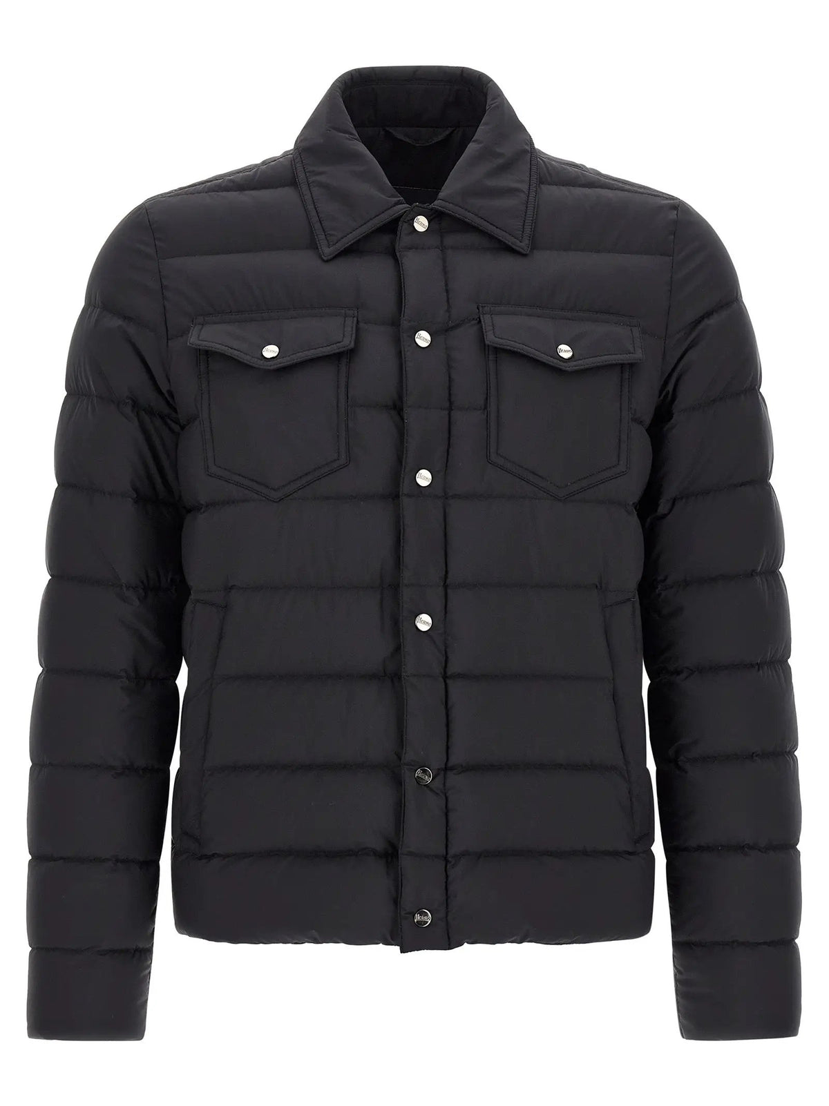 Herno Black Polyamide Full-Length Jacket