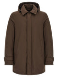 Herno Brown Polyester Parka