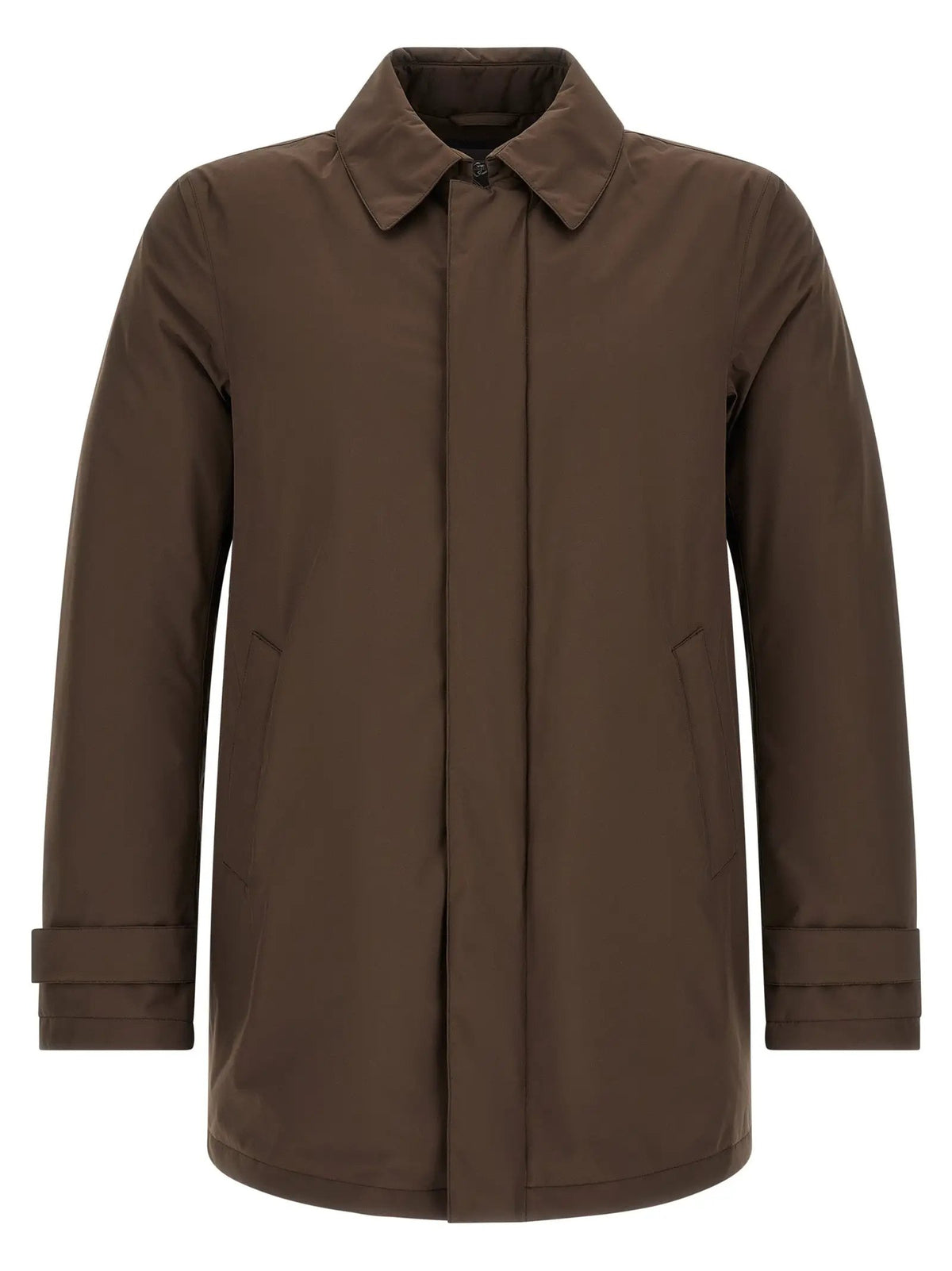 Herno Brown Polyester Parka