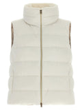 Herno Herno White Polyester Sleeveless Jacket