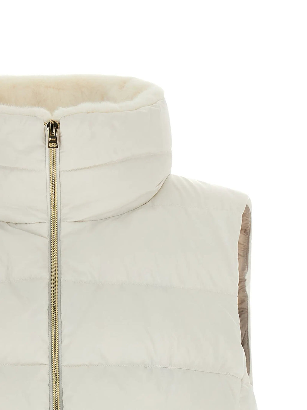 Herno Herno White Polyester Sleeveless Jacket