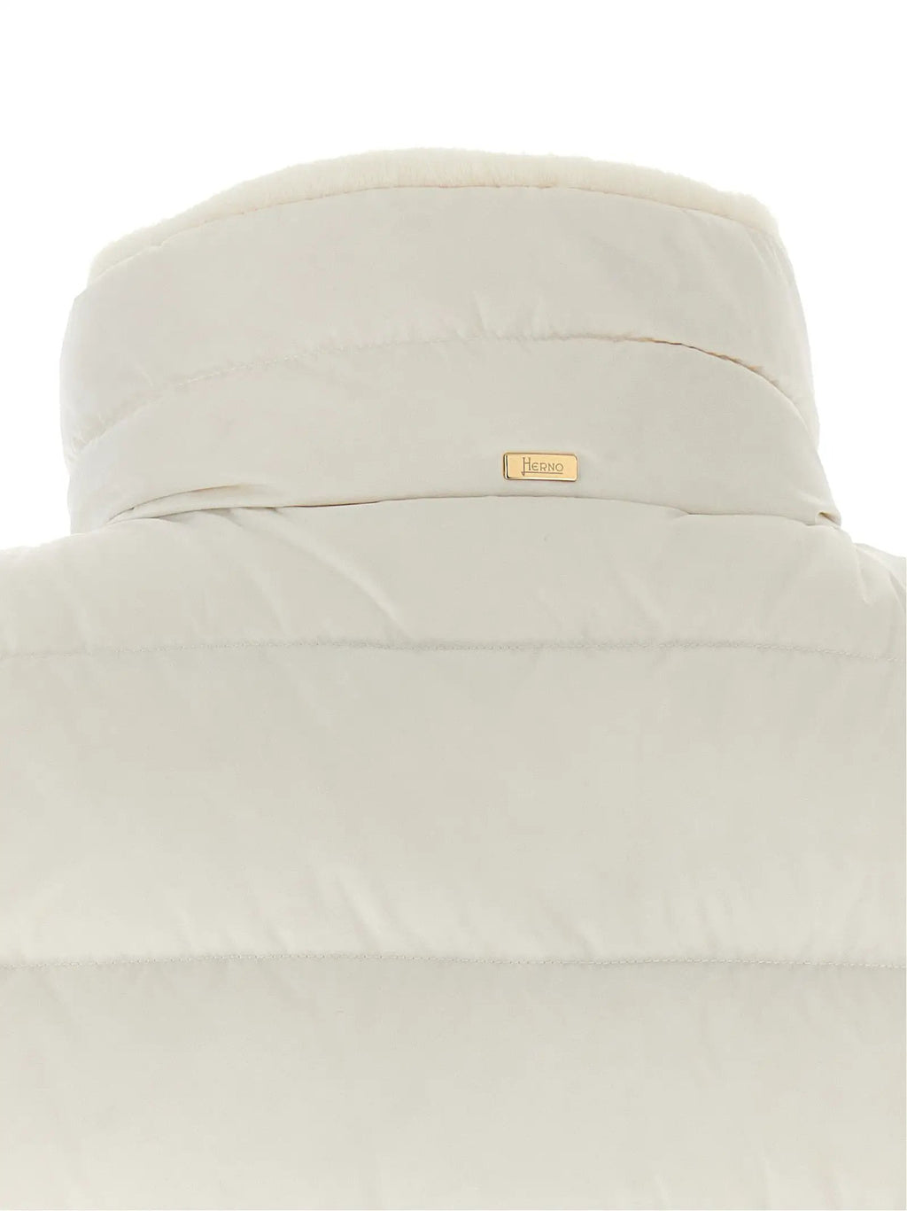 Herno White Polyester Sleeveless Jacket