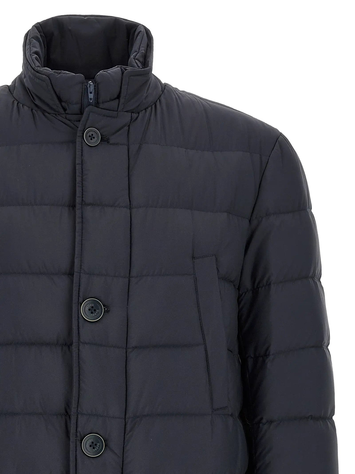 Herno Blue Polyamide Coat