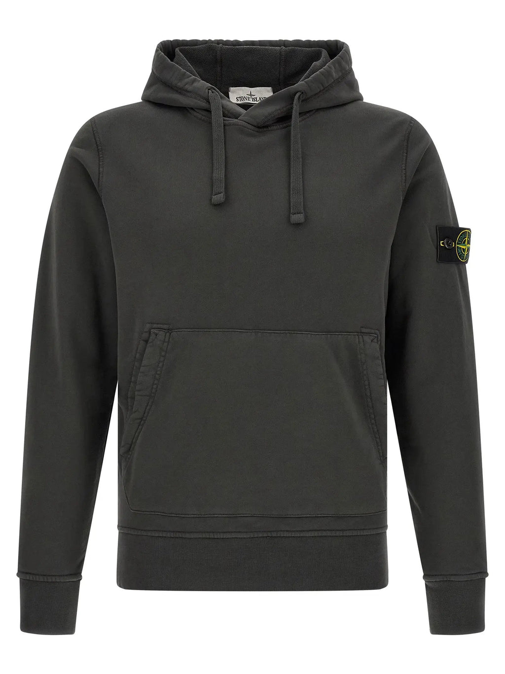 Stone Island Gray Cotton Sweatshirt
