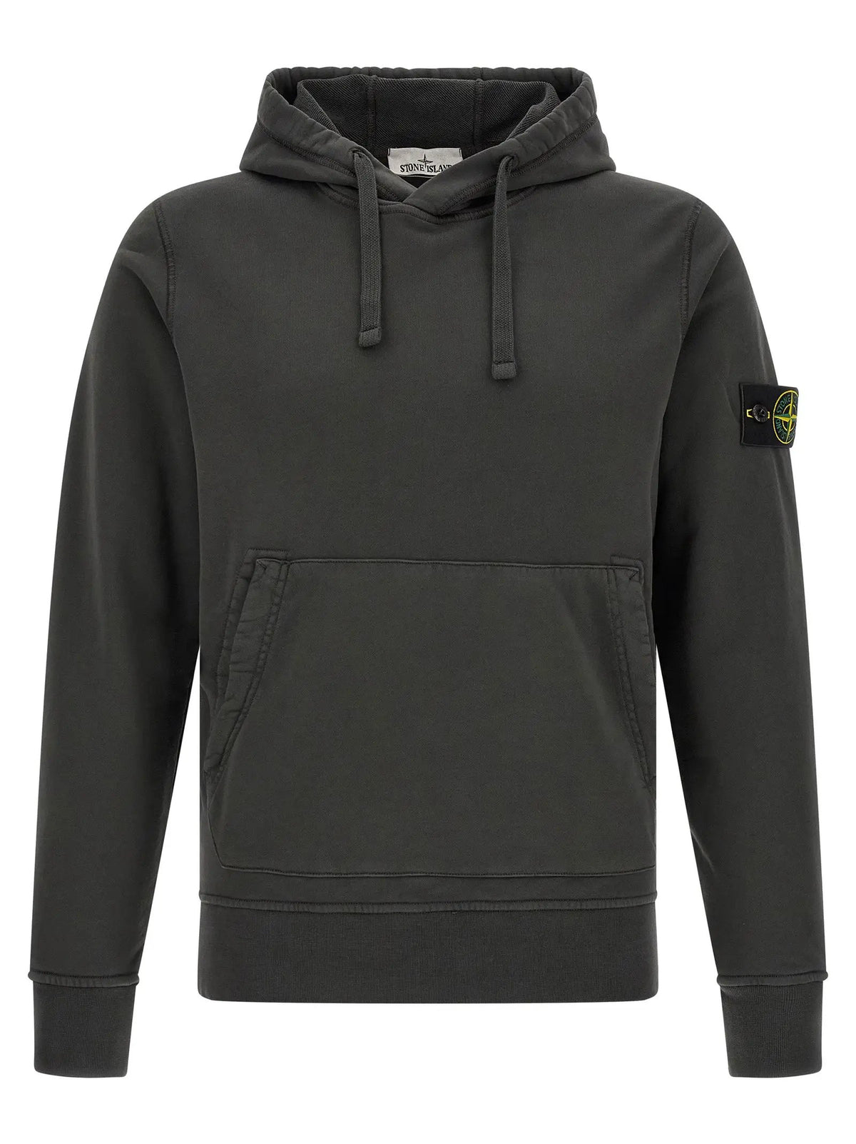Stone Island Gray Cotton Sweatshirt