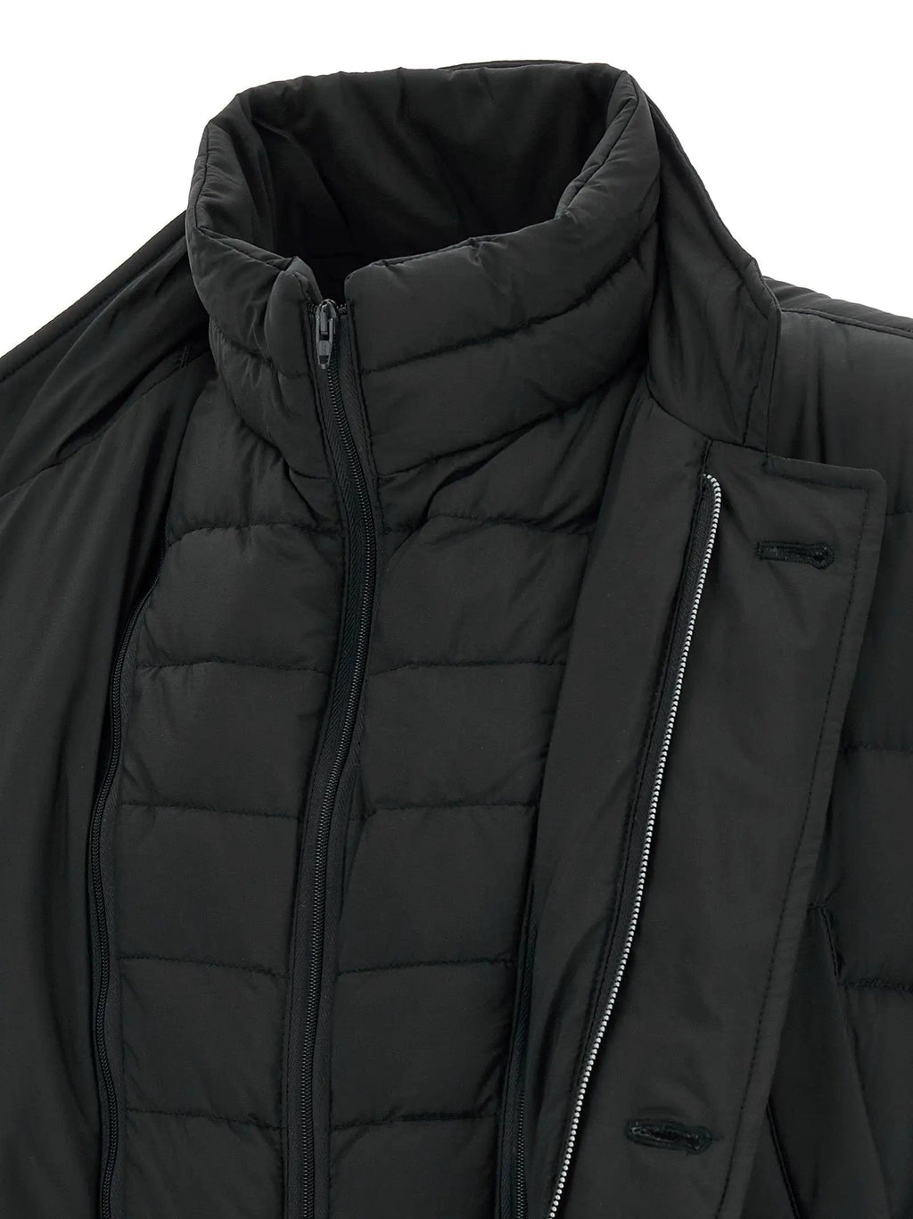 Herno Herno Black Polyamide Full-Length Jacket