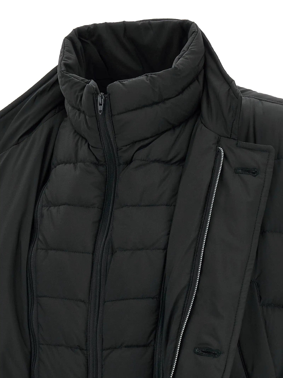 Herno Herno Black Polyamide Full-Length Jacket