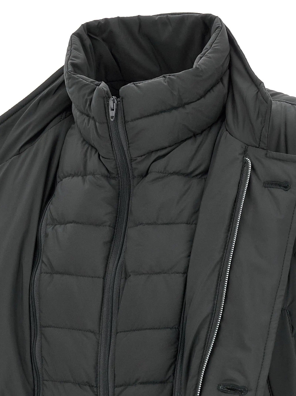 Herno Gray Polyamide Coat