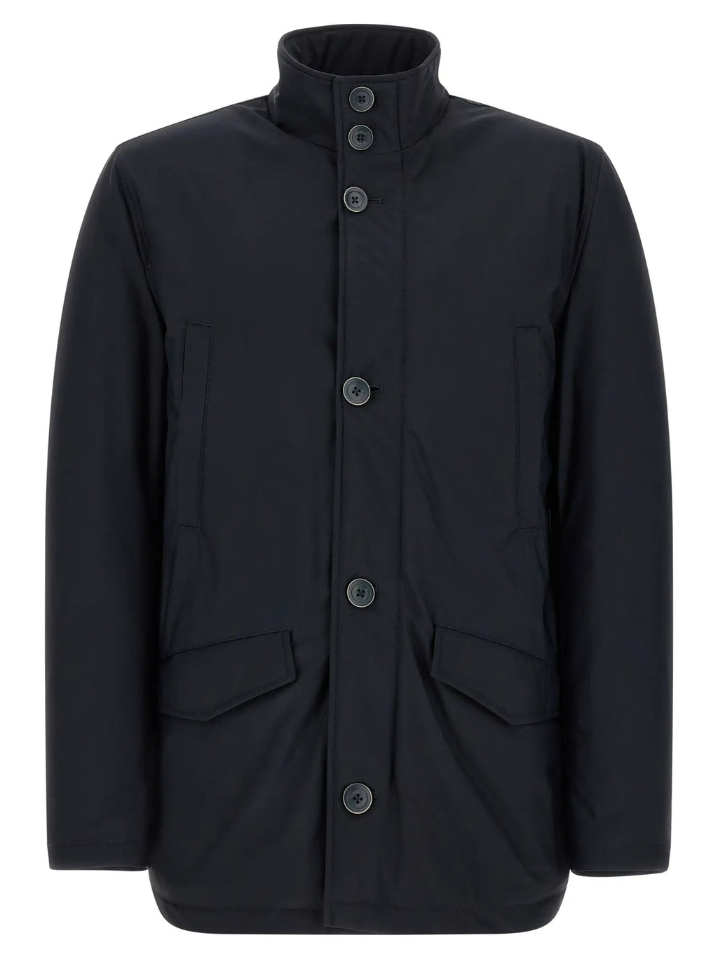 Herno Blue Polyamide Full-Length Jacket