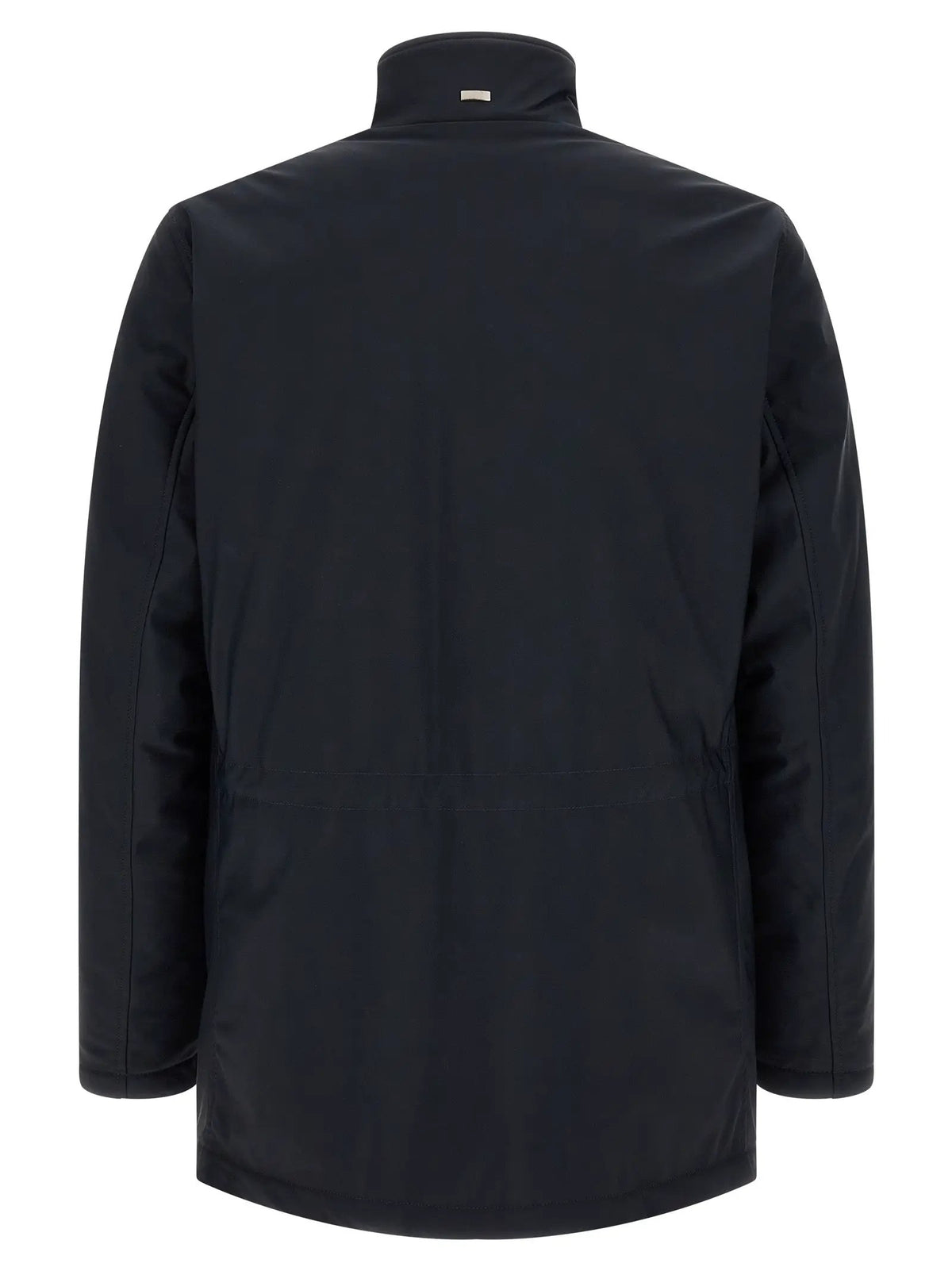 Herno Blue Polyamide Full-Length Jacket