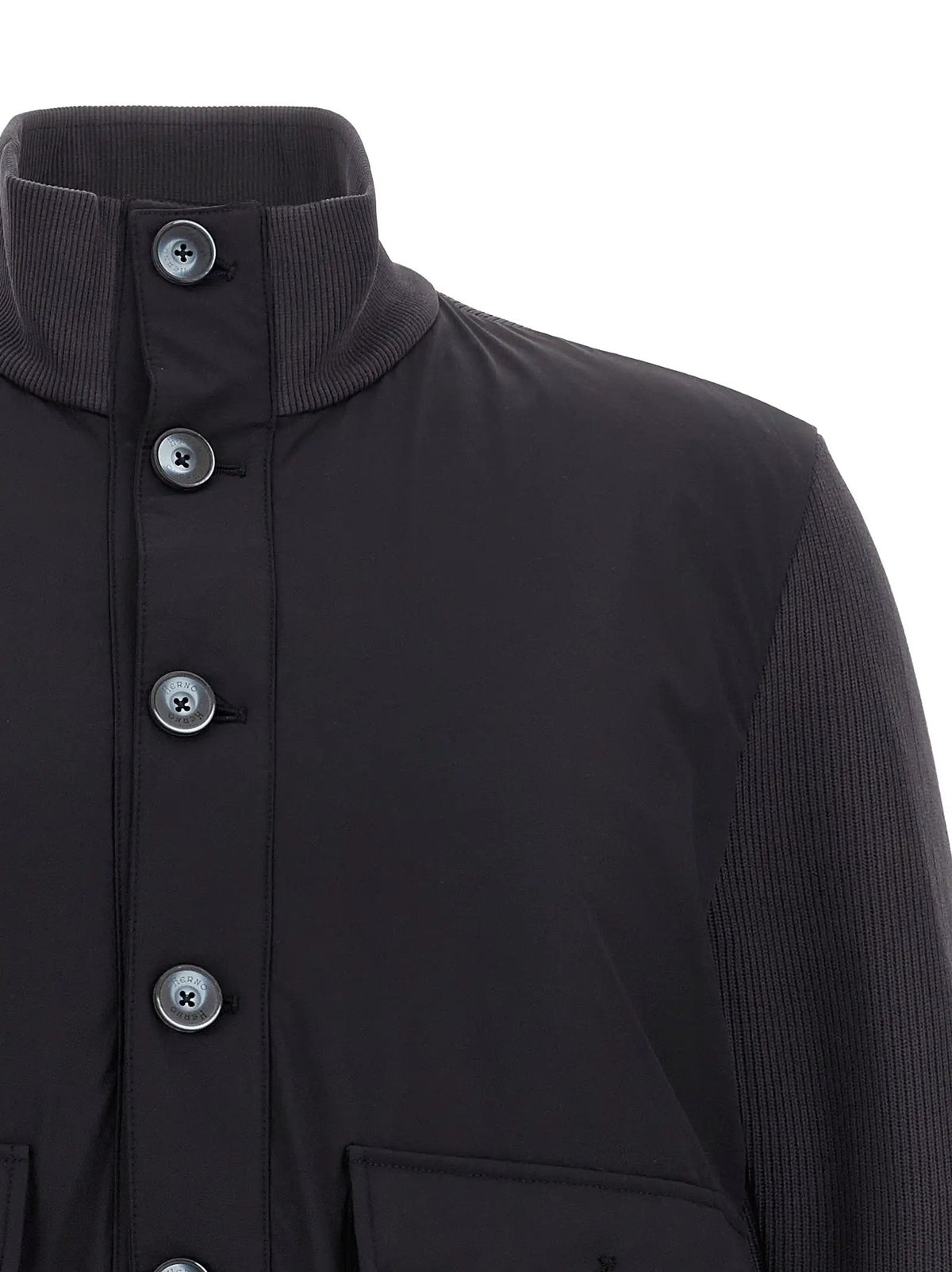 Herno Blue Cotton Jacket