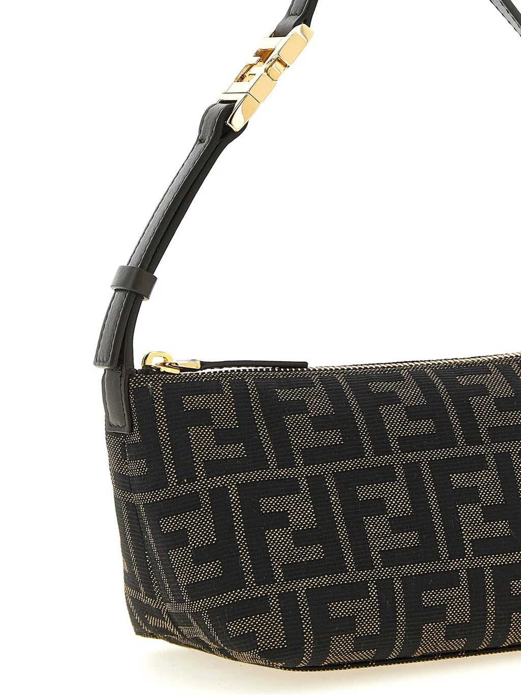 Pochette Fendi en polyester marron