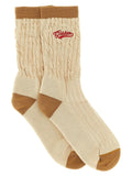 Golden Goose Beige Cotton Socks