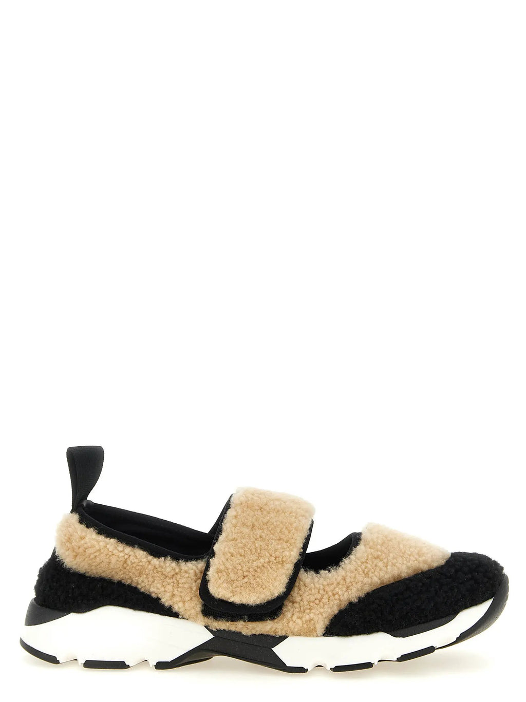 Baskets Chunky Marni en Cuir d'Agneau Bicolore