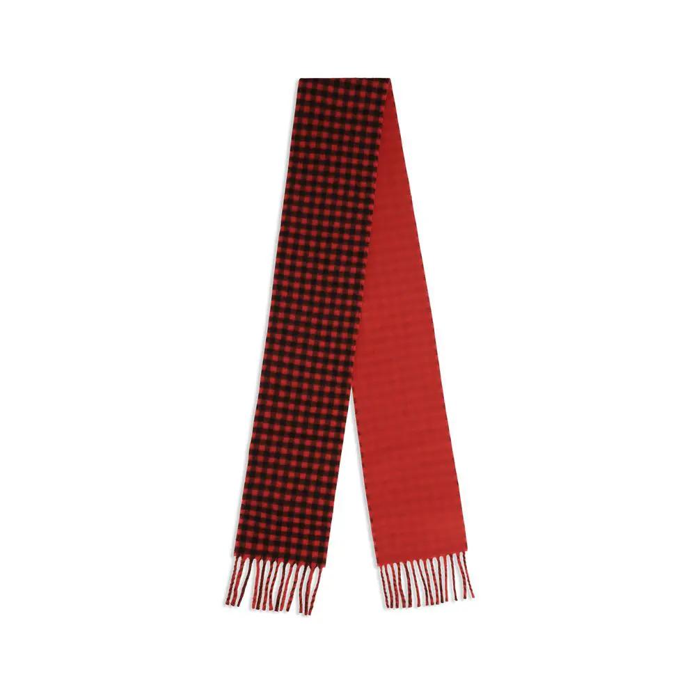 Ami Paris Ami Paris Red Wool Oves Aries Scarf