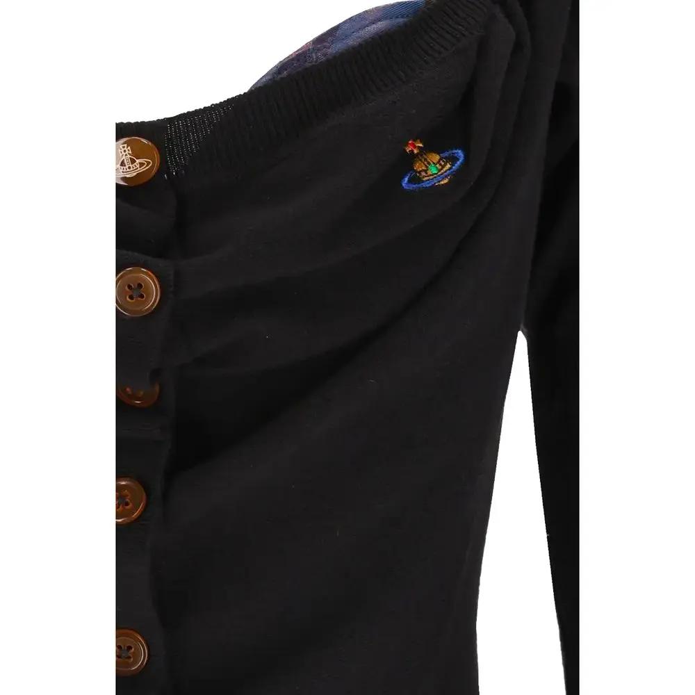 Vivienne Westwood Vivienne Westwood Black Silk Cardigan
