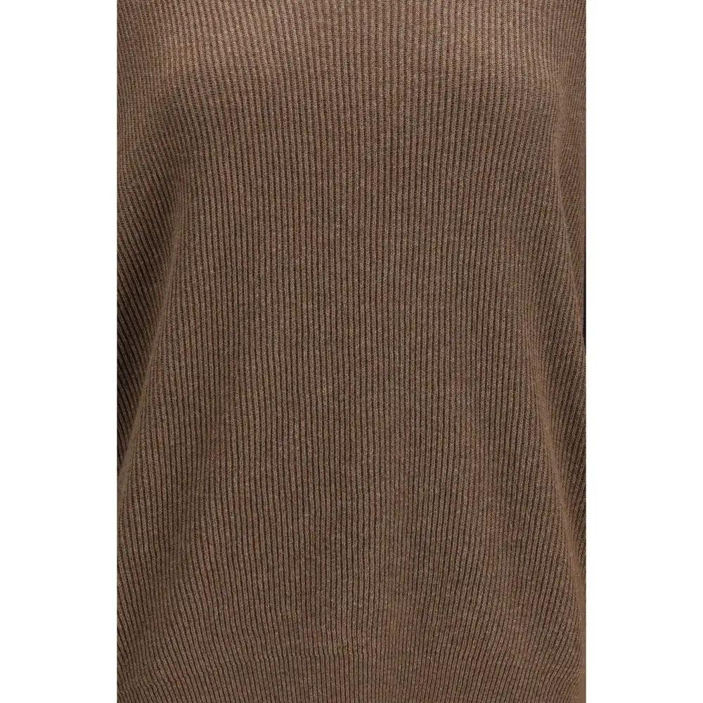 Le sweatshirt The Row marron en coton