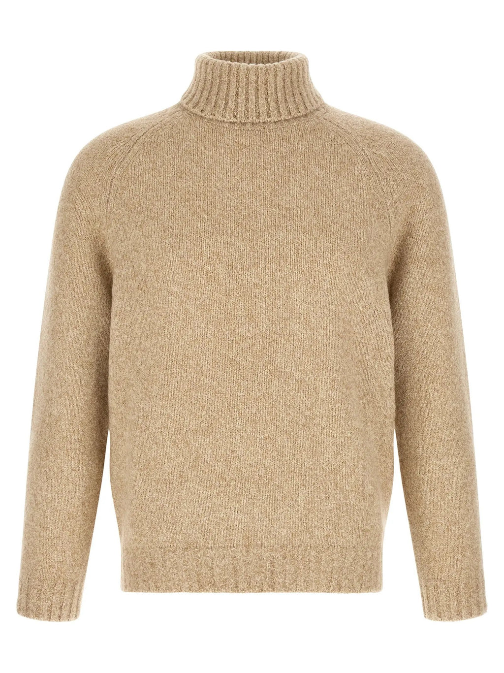 Brunello Cucinelli Beige Virgin Wool Cardigan