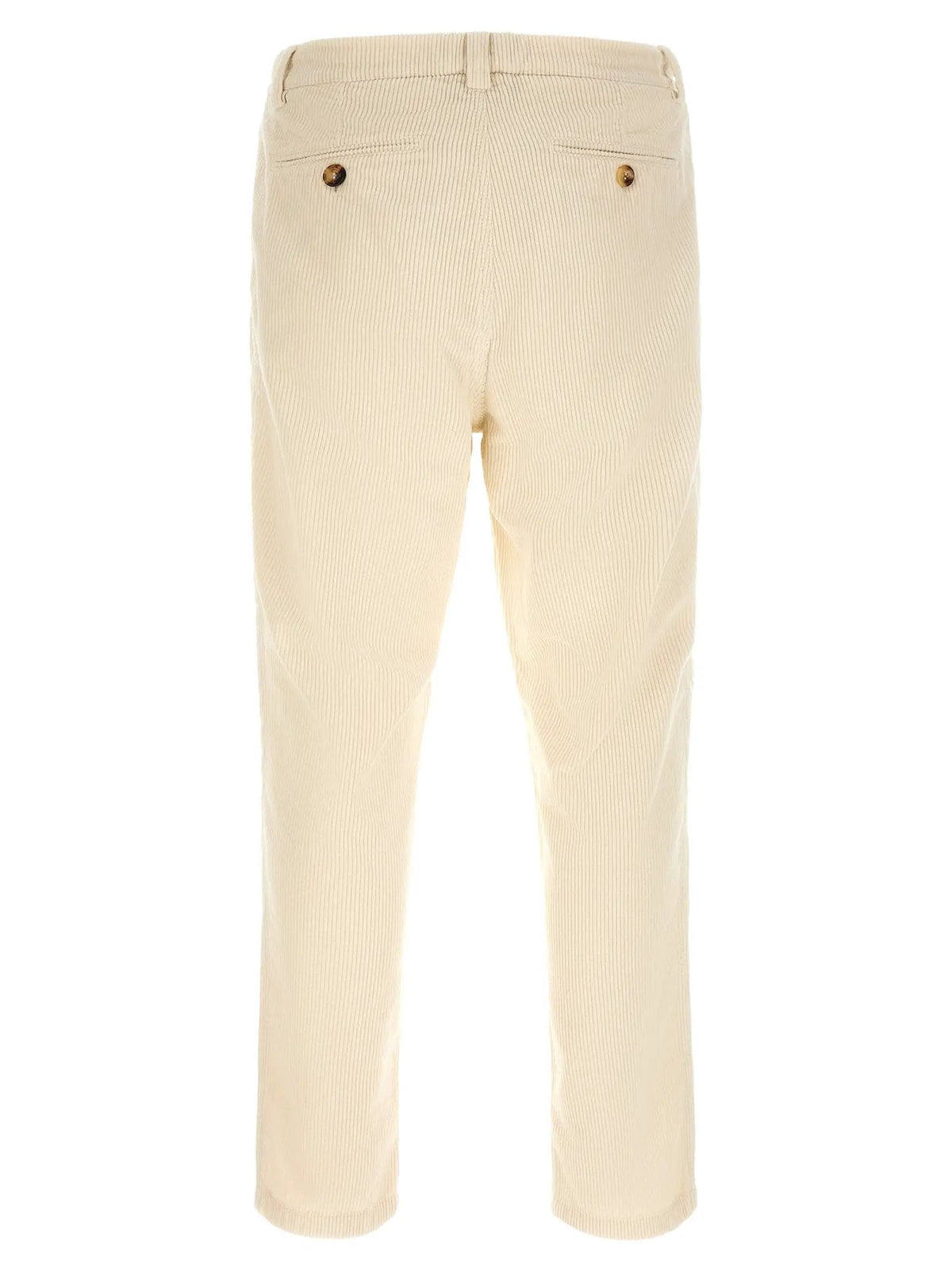 Brunello Cucinelli Beige Cotton Casual Pants