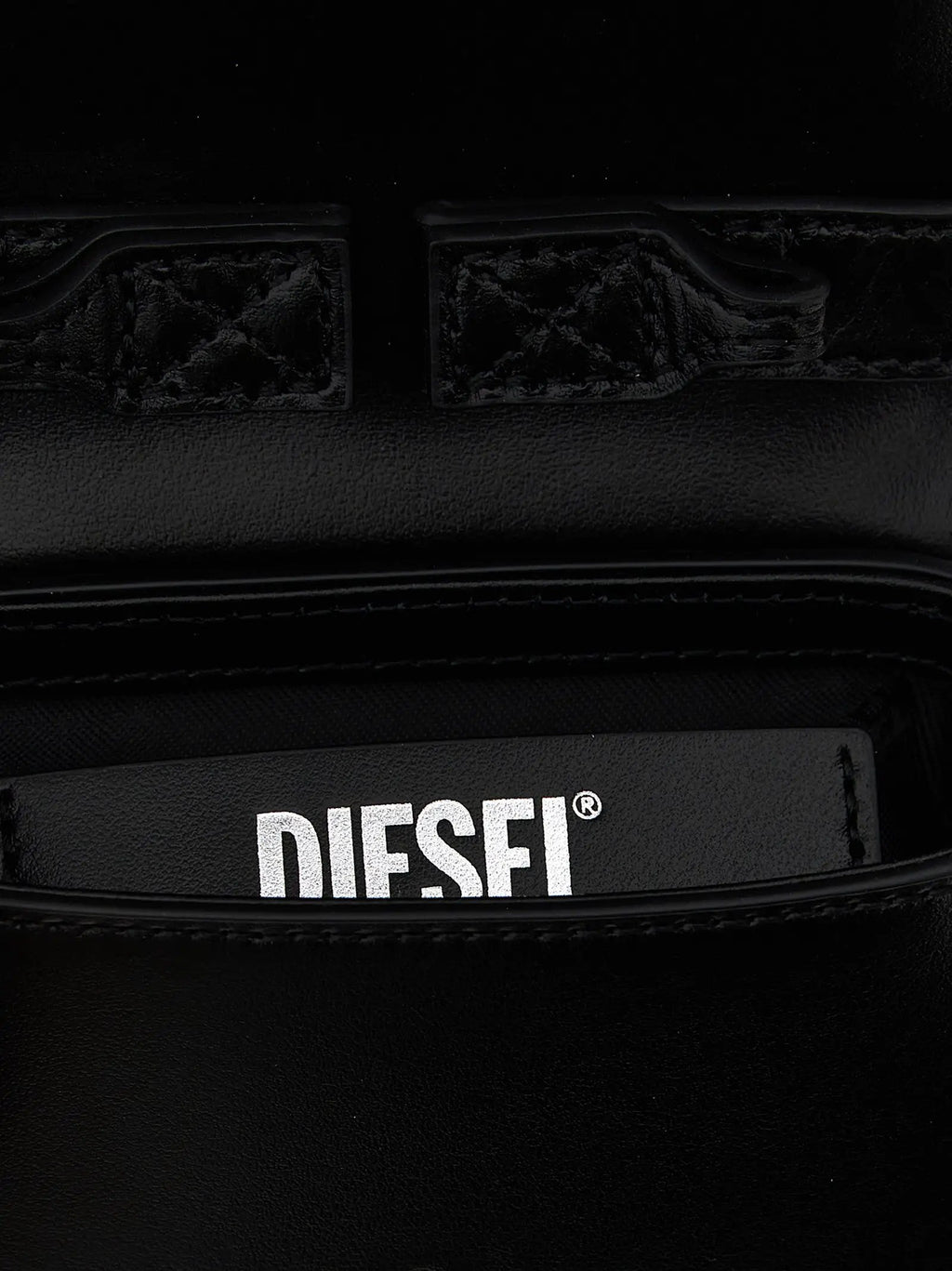 Diesel Black Cowhide Handbag
