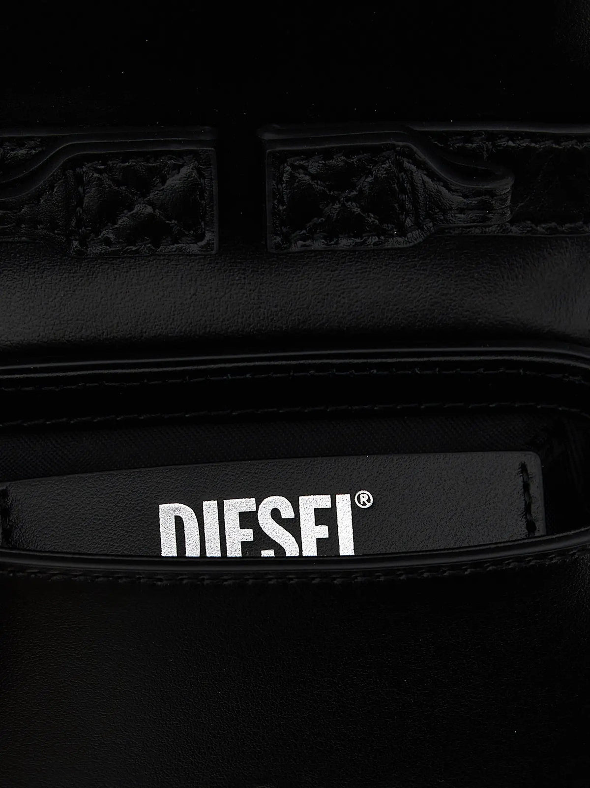 Diesel Black Cowhide Handbag