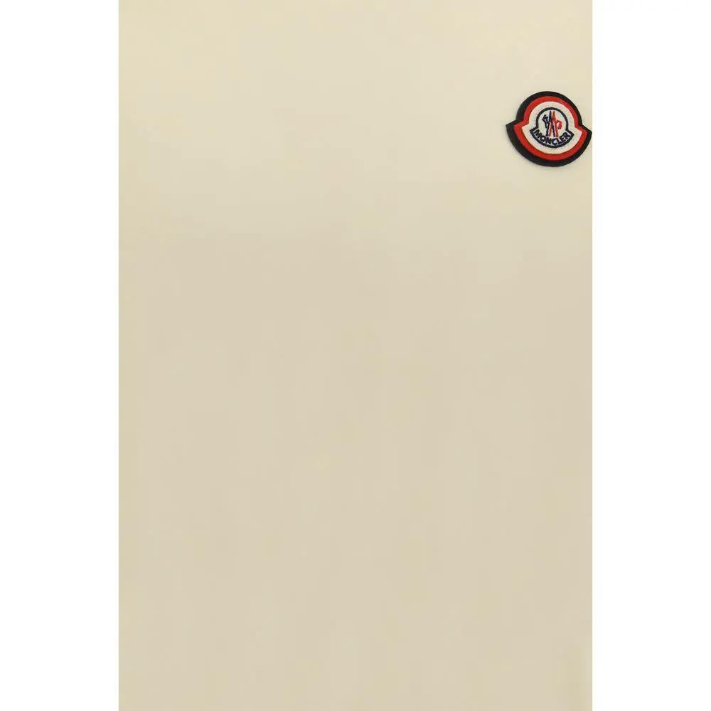 T-shirt en coton beige Moncler