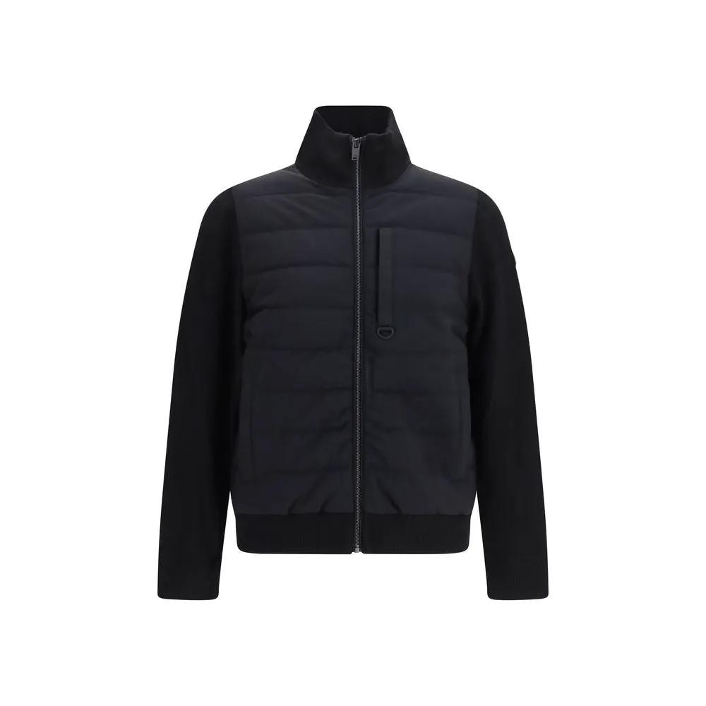 Moose Knuckles Black Viscose Full-Length Jacket